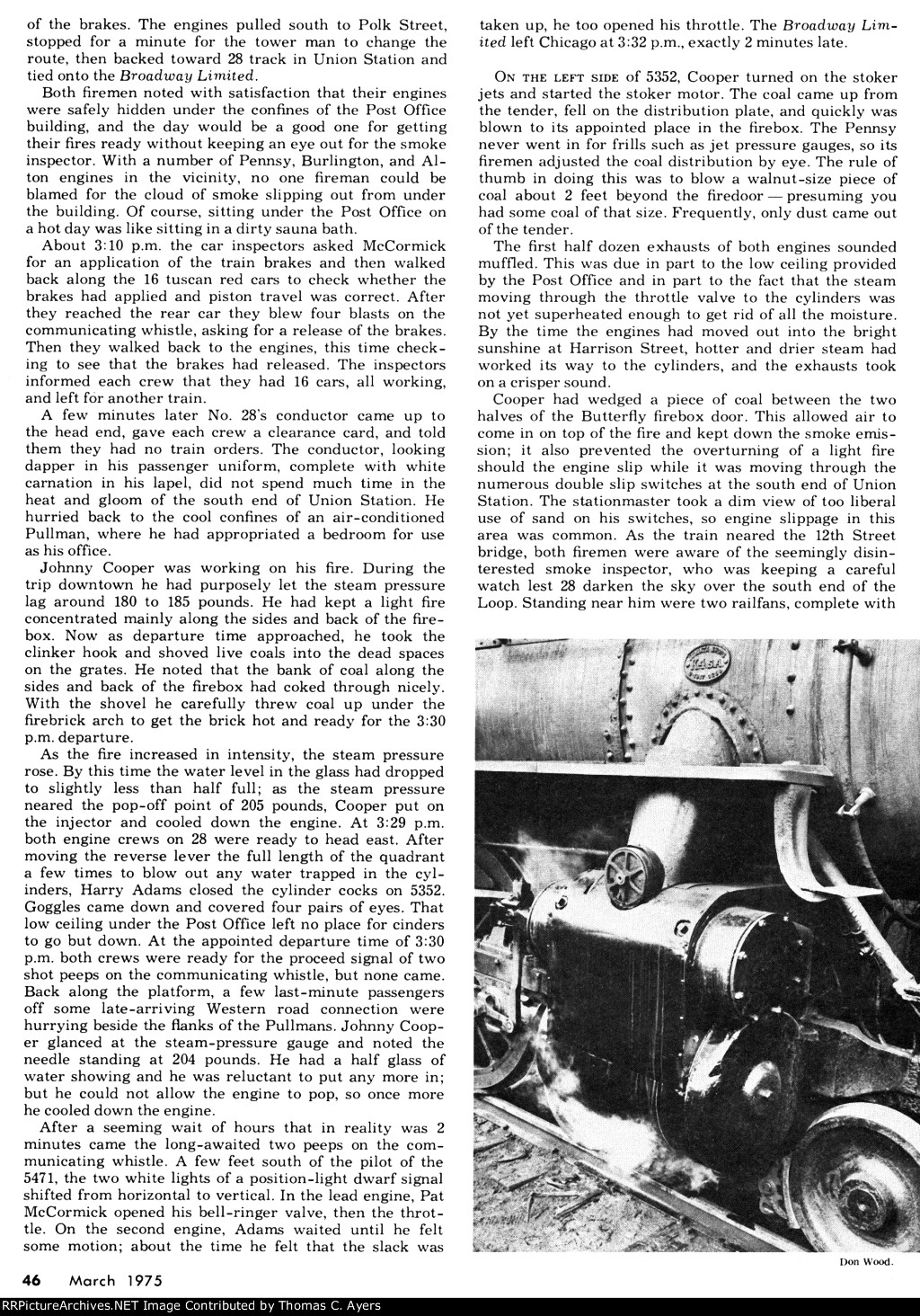 "Second Engine 28," Page 46, 1975